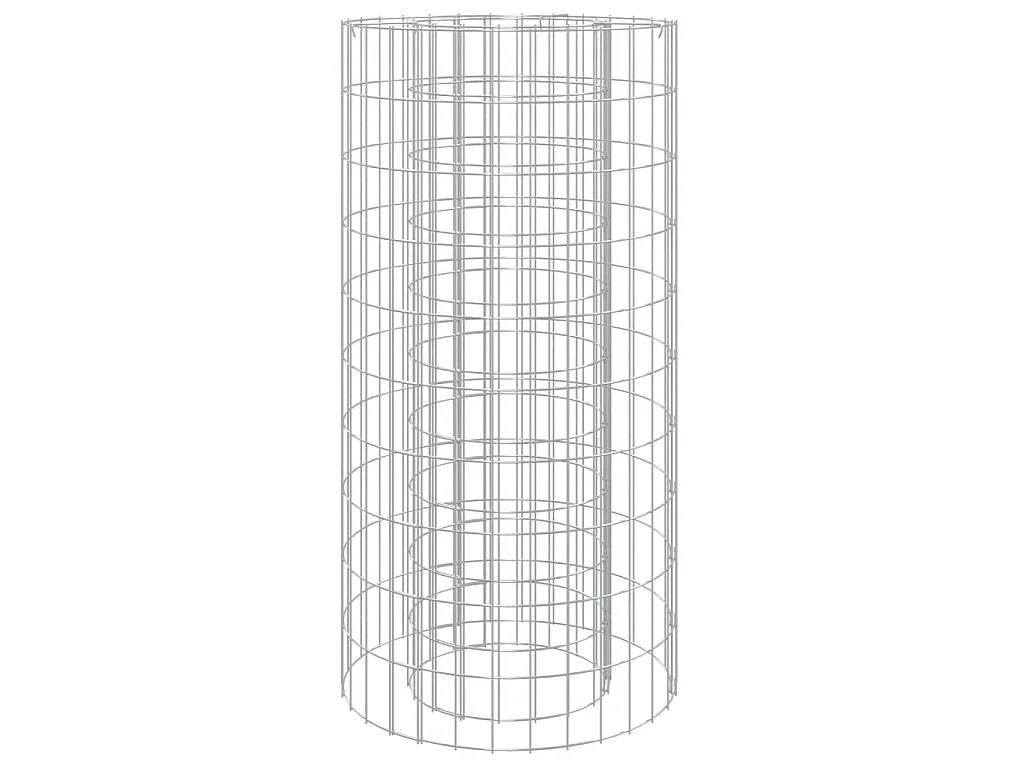 Foyer en gabion Ø 50 cm Fer galvanisé