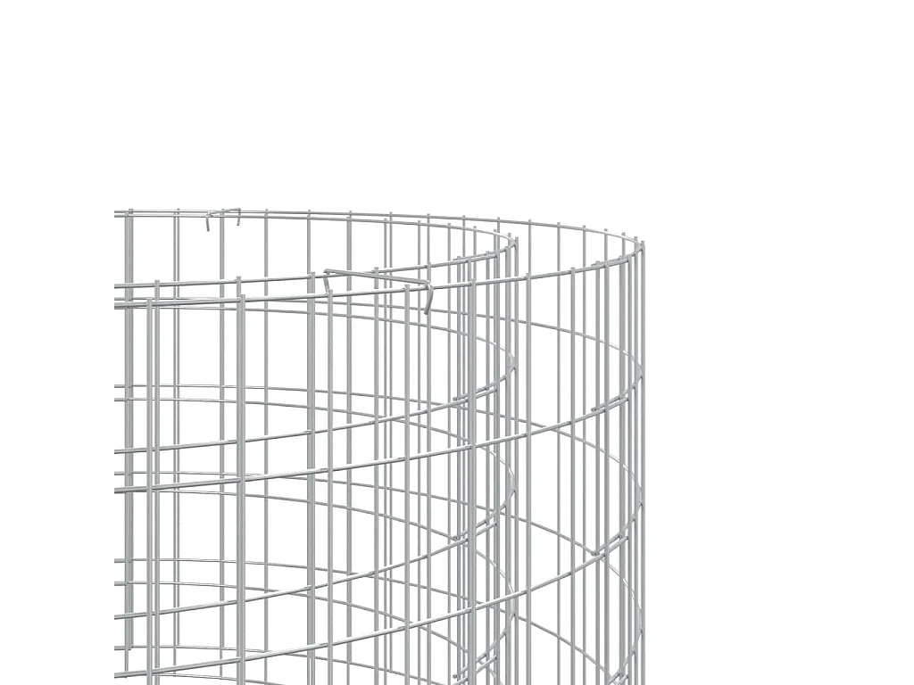 Foyer en gabion Ø 50 cm Fer galvanisé