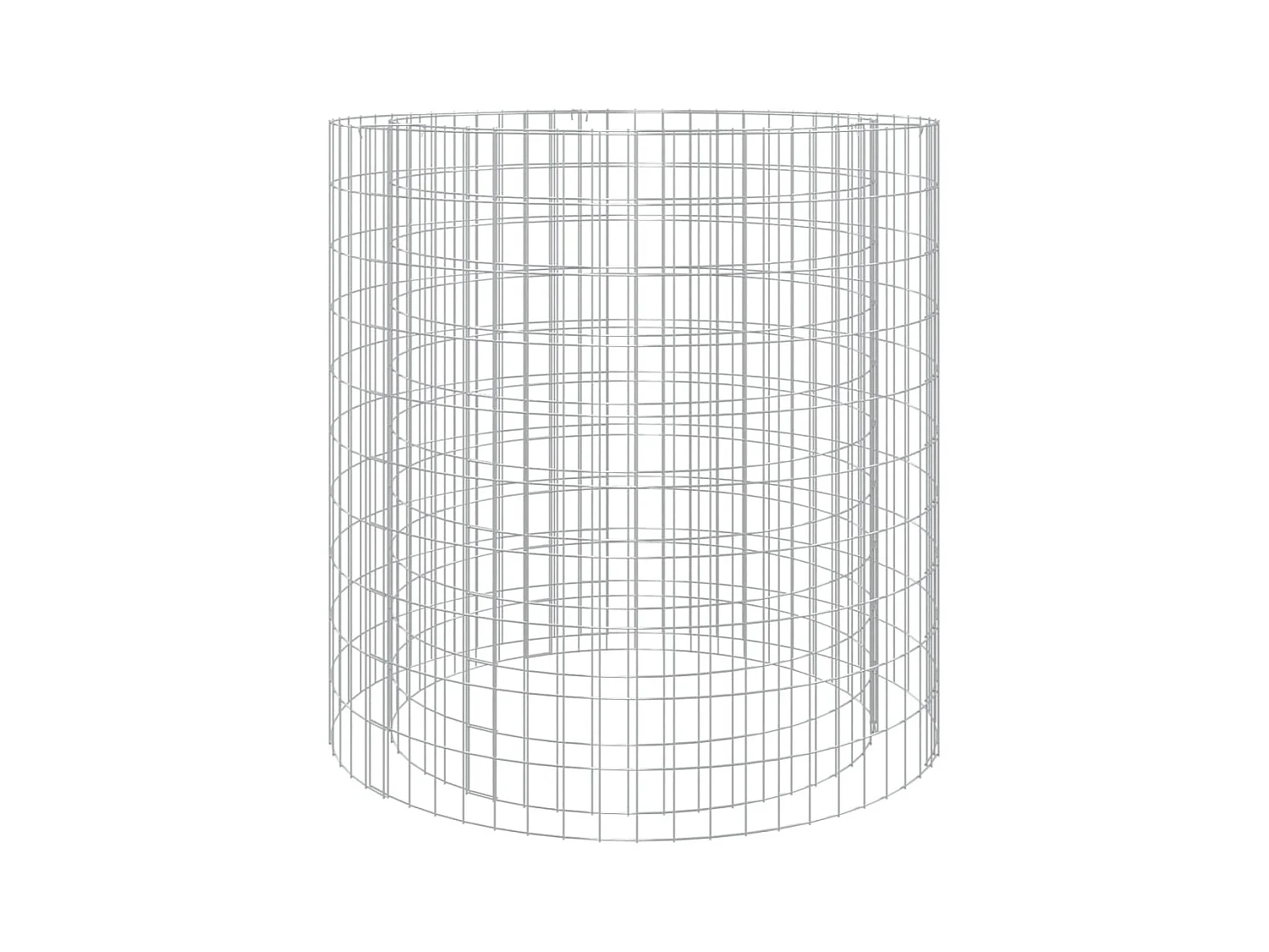 Foyer en gabion Ø 100 cm fer galvanisé