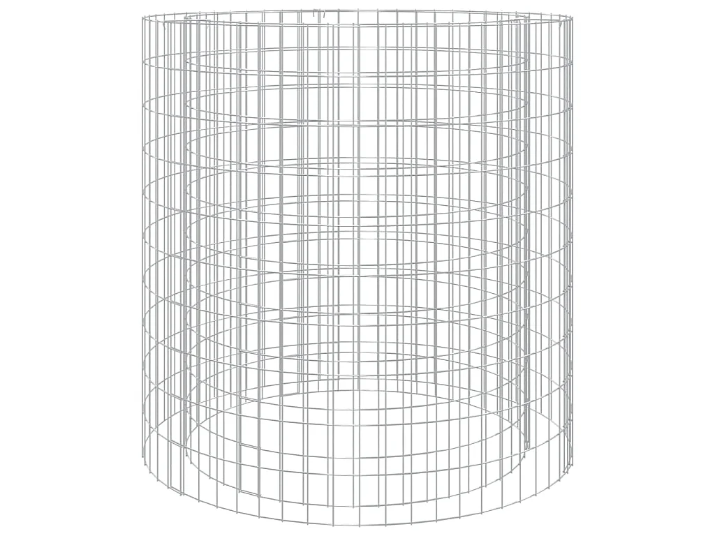 Foyer en gabion Ø 100 cm fer galvanisé