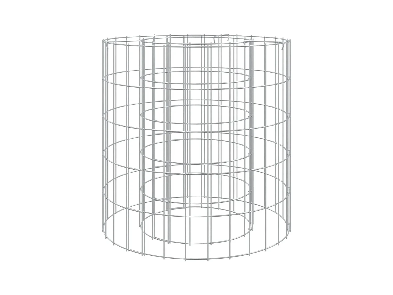 Foyer en gabion Ø 50 cm Fer galvanisé