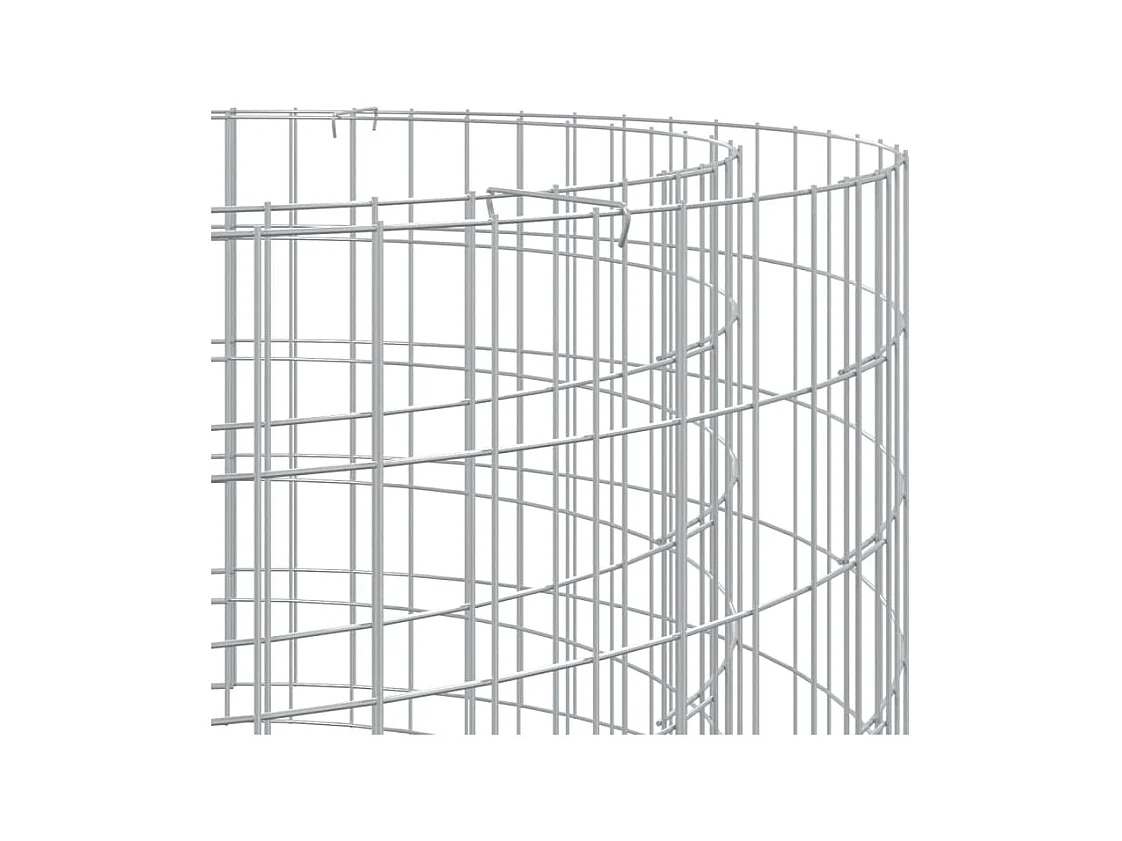 Foyer en gabion Ø 50 cm Fer galvanisé