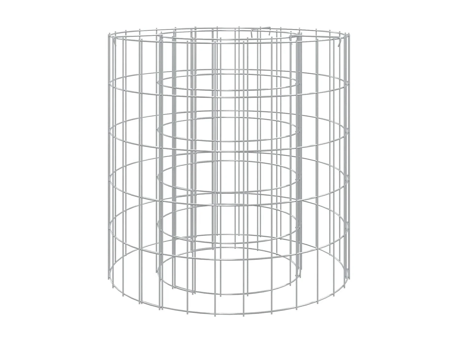 Foyer en gabion Ø 50 cm Fer galvanisé