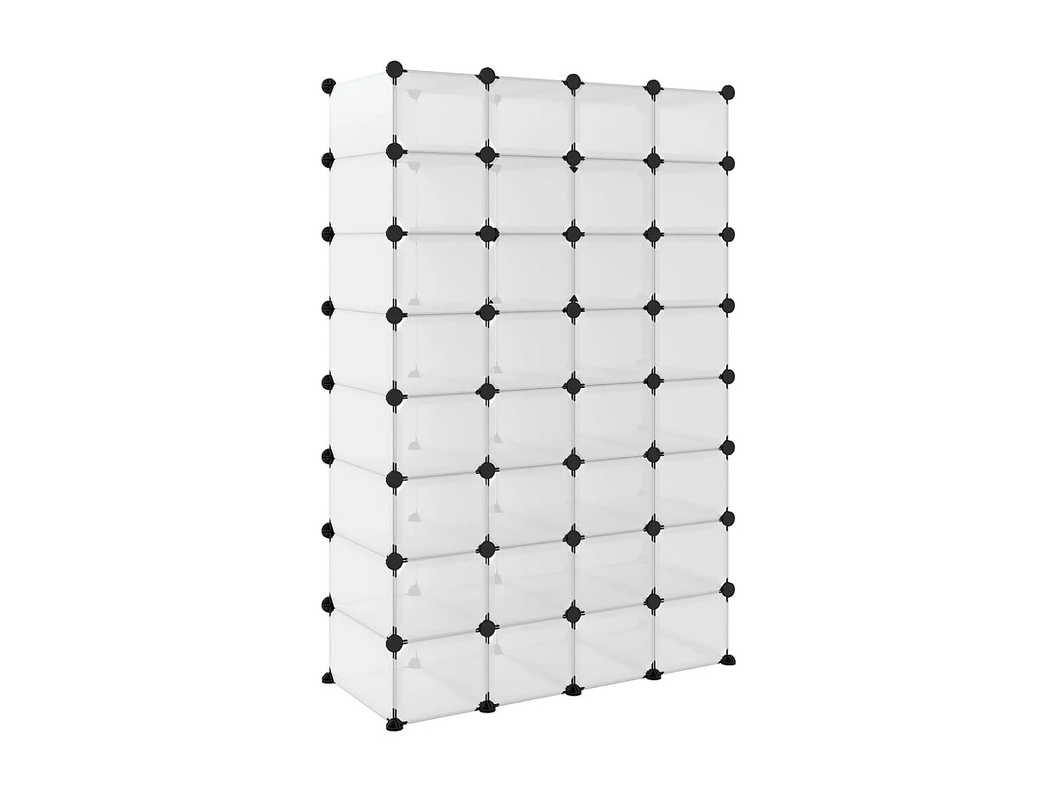 Scarpiera trasparente 93x36,5x140 cm PP