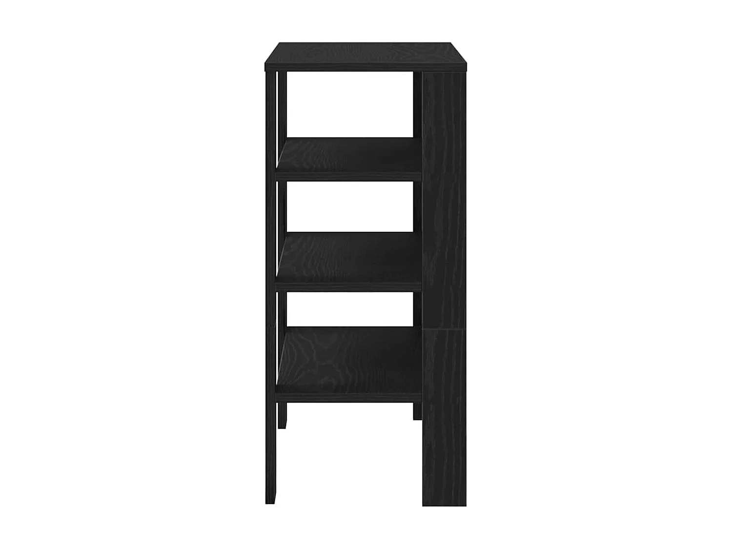 Étagère à chaussures noir 61x32x70 cm bois d'ingénierie