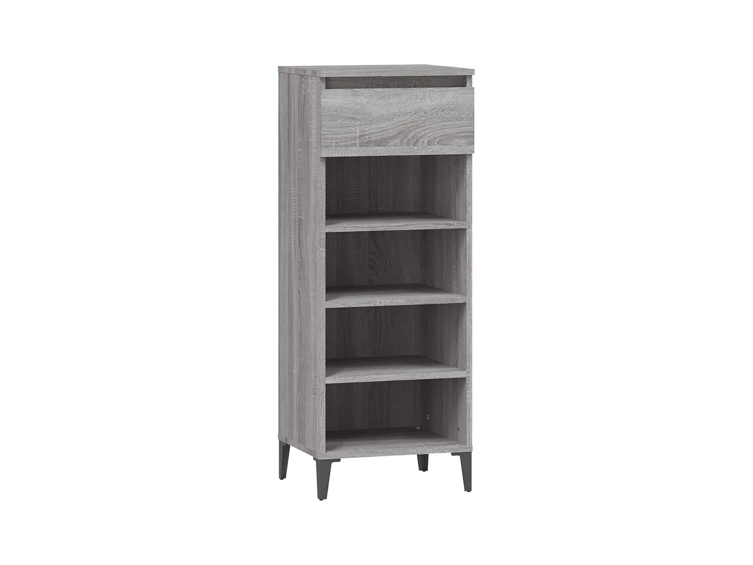 Étagère à chaussures Sonoma gris 40x36x105 cm Bois ingénierie