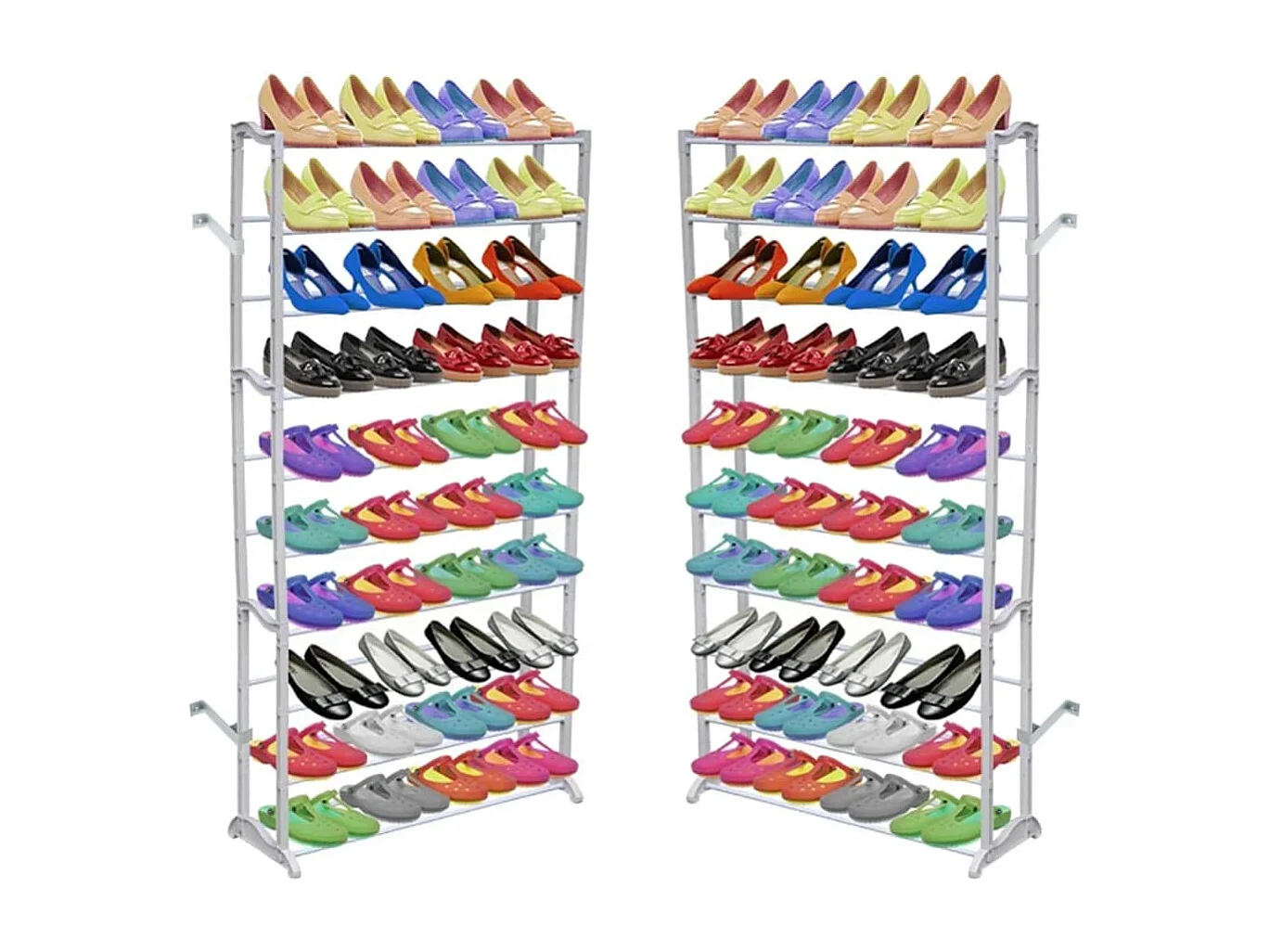 Étagère à chaussures 2 pcs