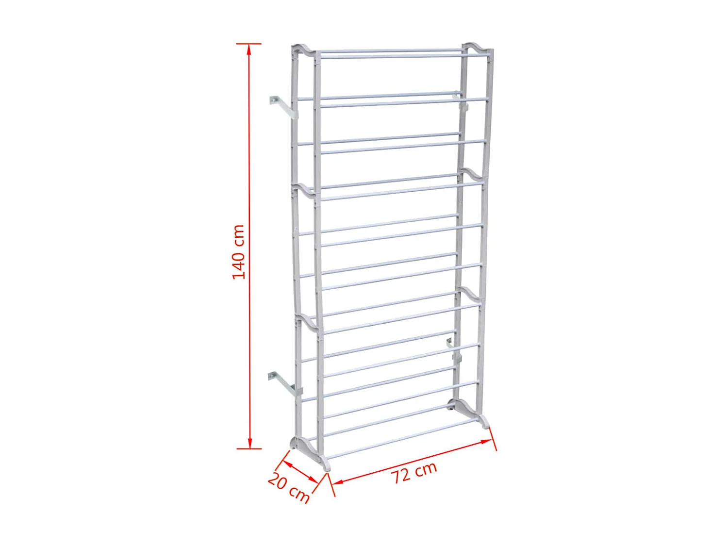 Étagère à chaussures 2 pcs