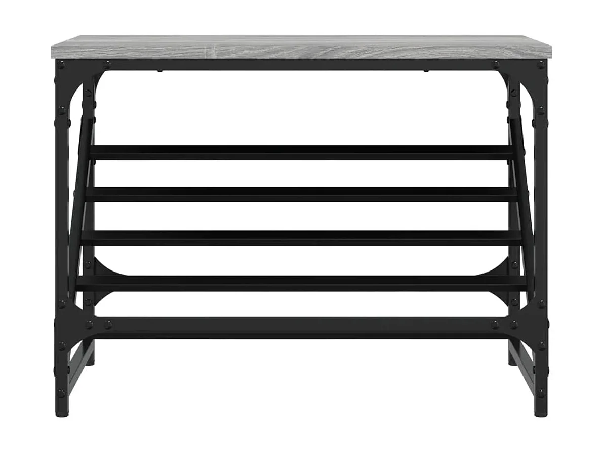 Zapatero Sonoma gris 60x30x45 cm madera de ingeniería