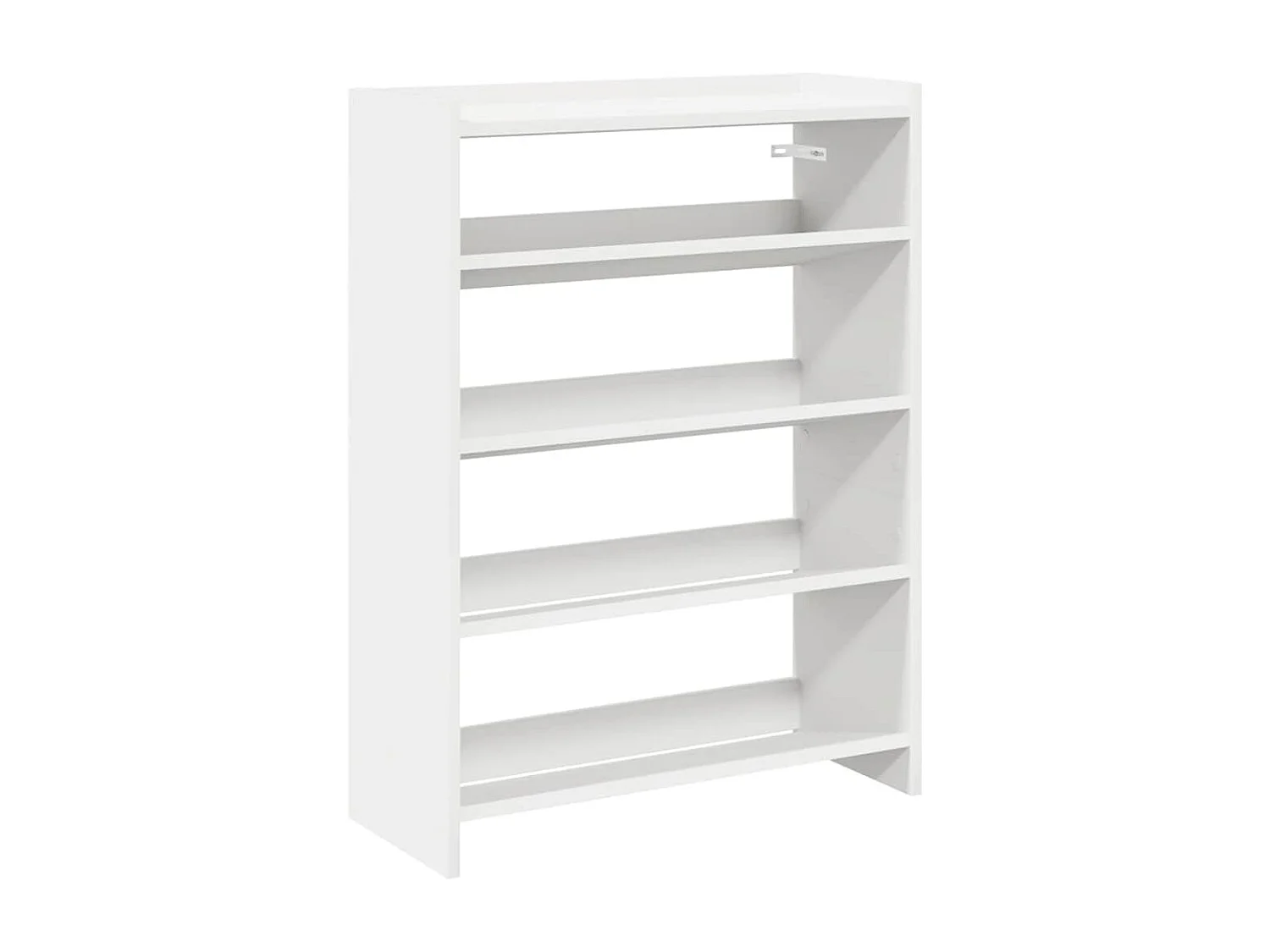 Étagère à chaussures blanc 60x25x81 cm bois d'ingénierie