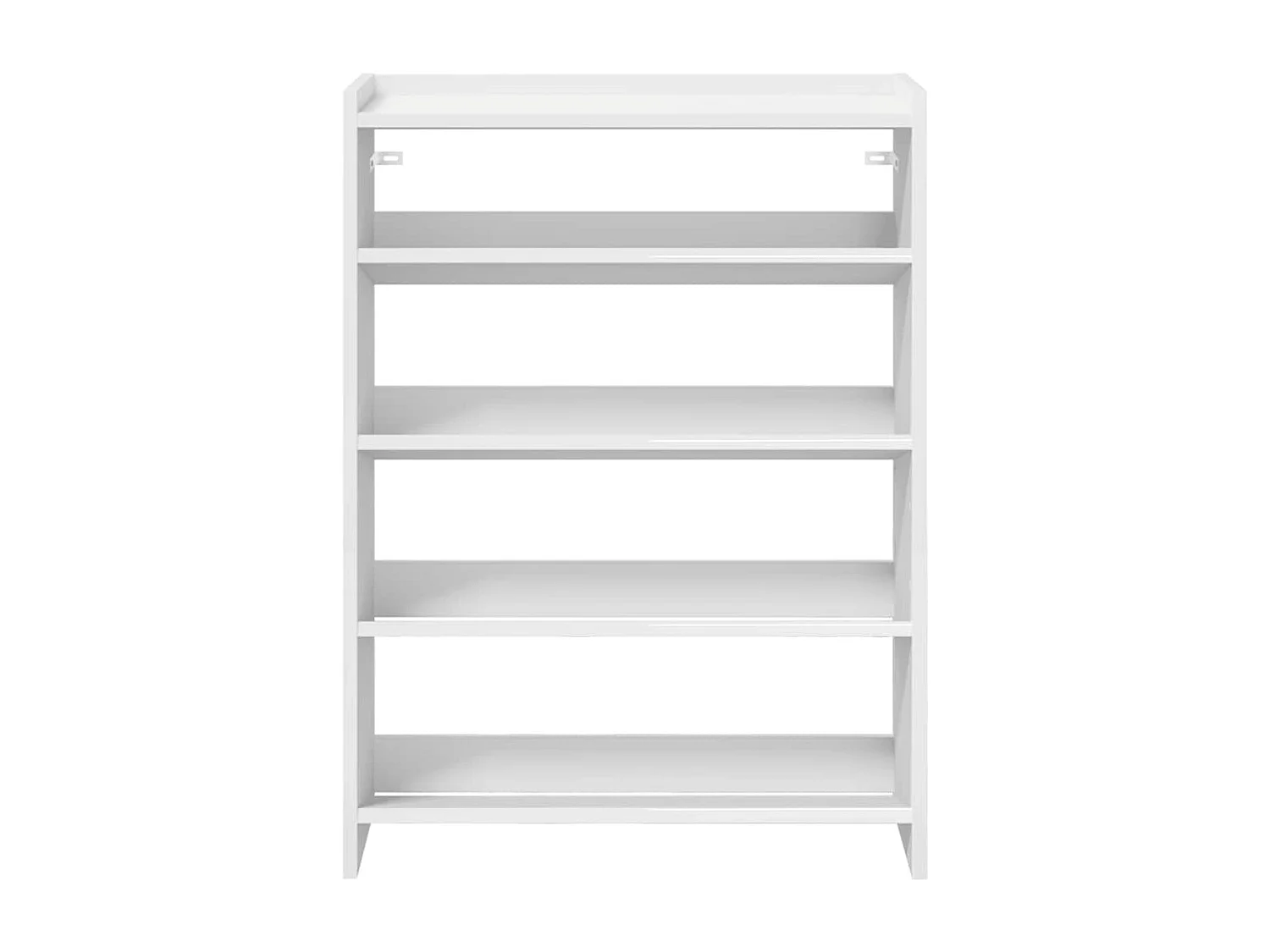 Étagère à chaussures blanc 60x25x81 cm bois d'ingénierie