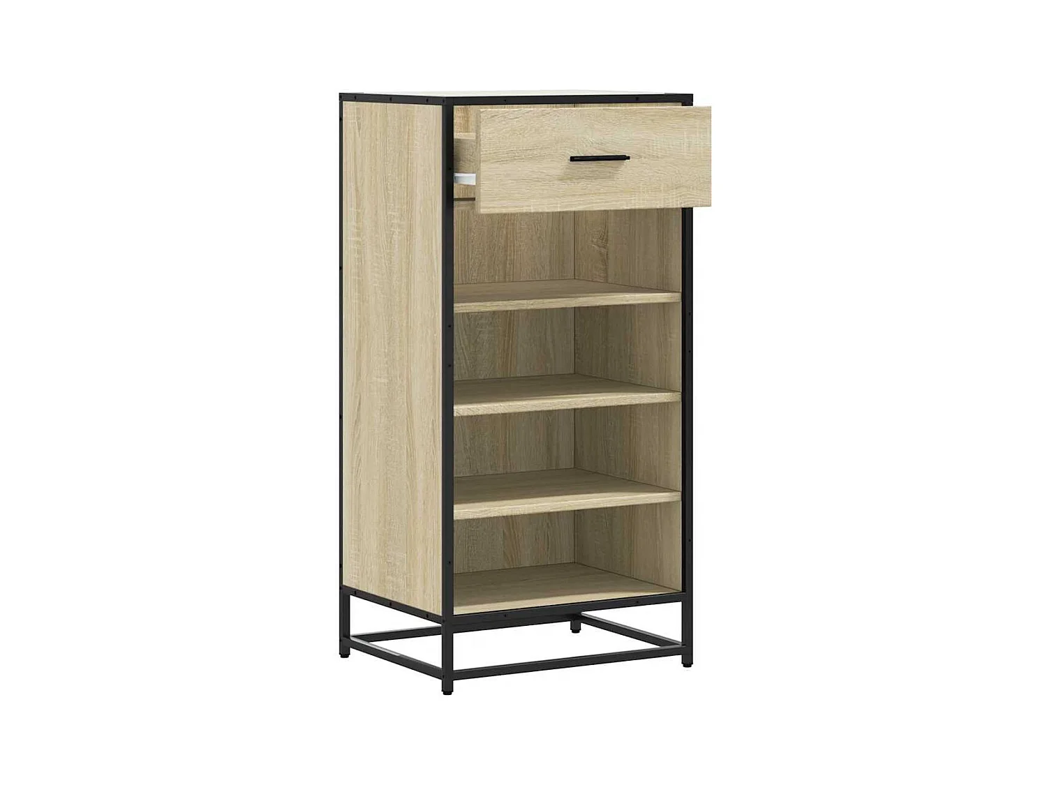 Étagère à chaussures chêne sonoma 48x38x97,5 cm bois ingénierie