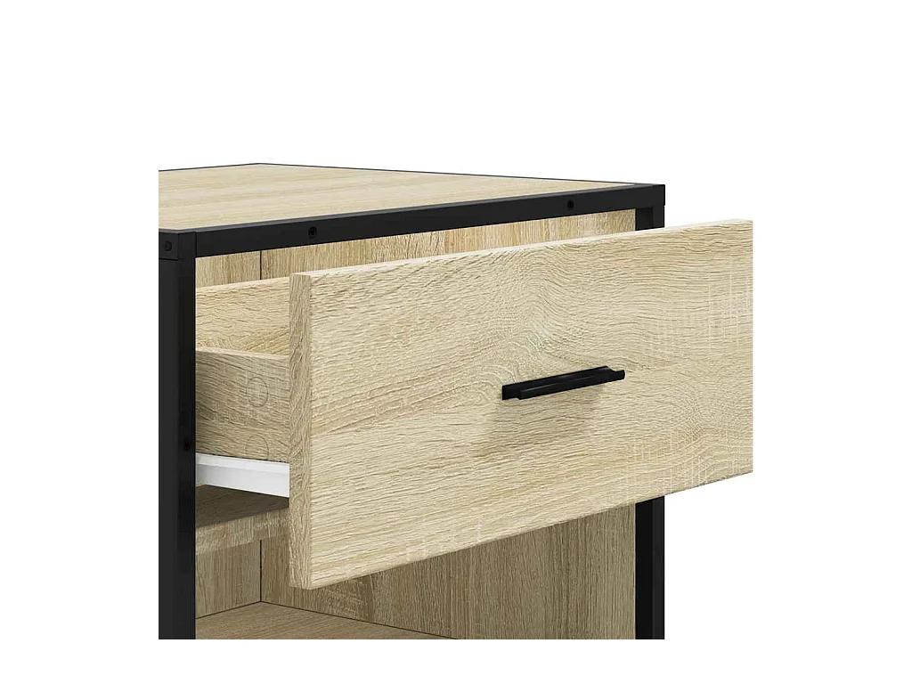 Étagère à chaussures chêne sonoma 48x38x97,5 cm bois ingénierie