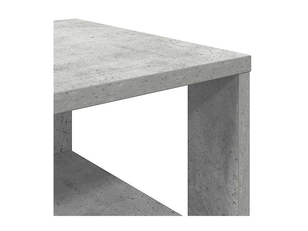 Étagère à chaussures gris béton 61x32x70 cm bois d'ingénierie