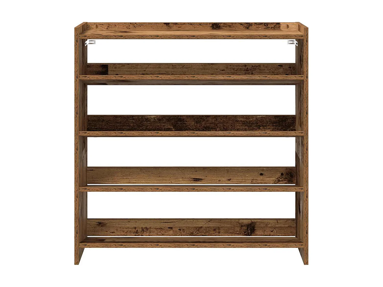 Zapatero roble marrón 80x25x81 cm madera de ingeniería