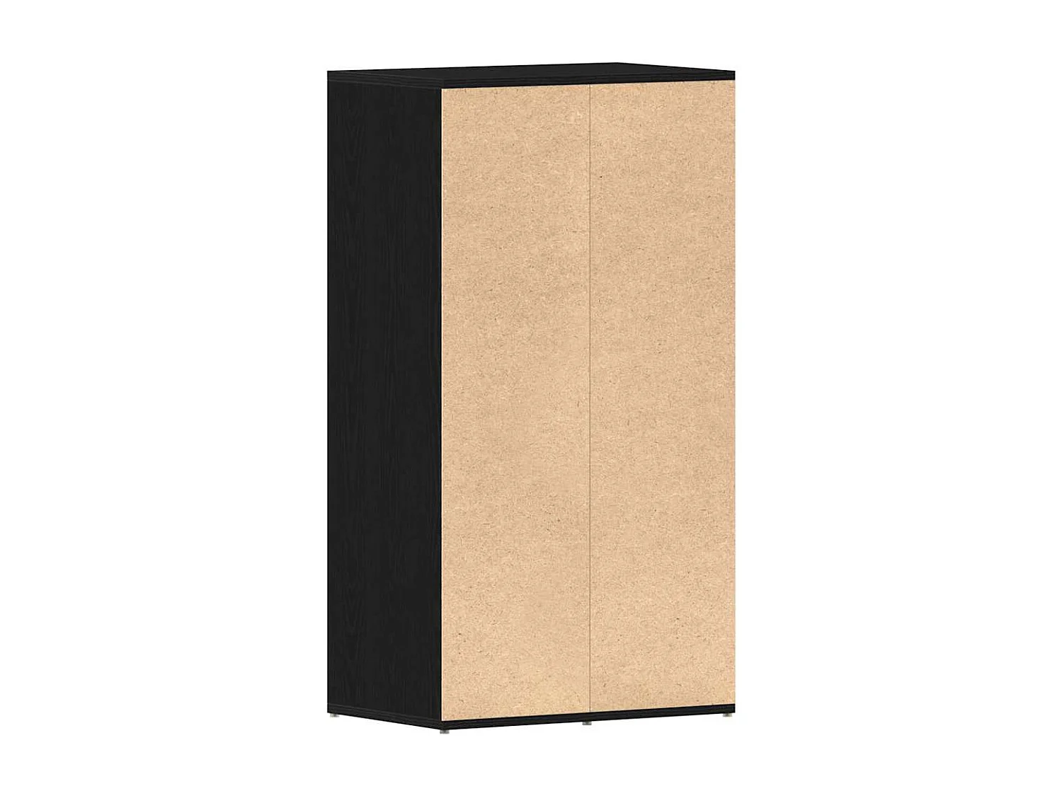 Étagère à chaussures chêne noir 54x34x100,5 cm bois ingénierie