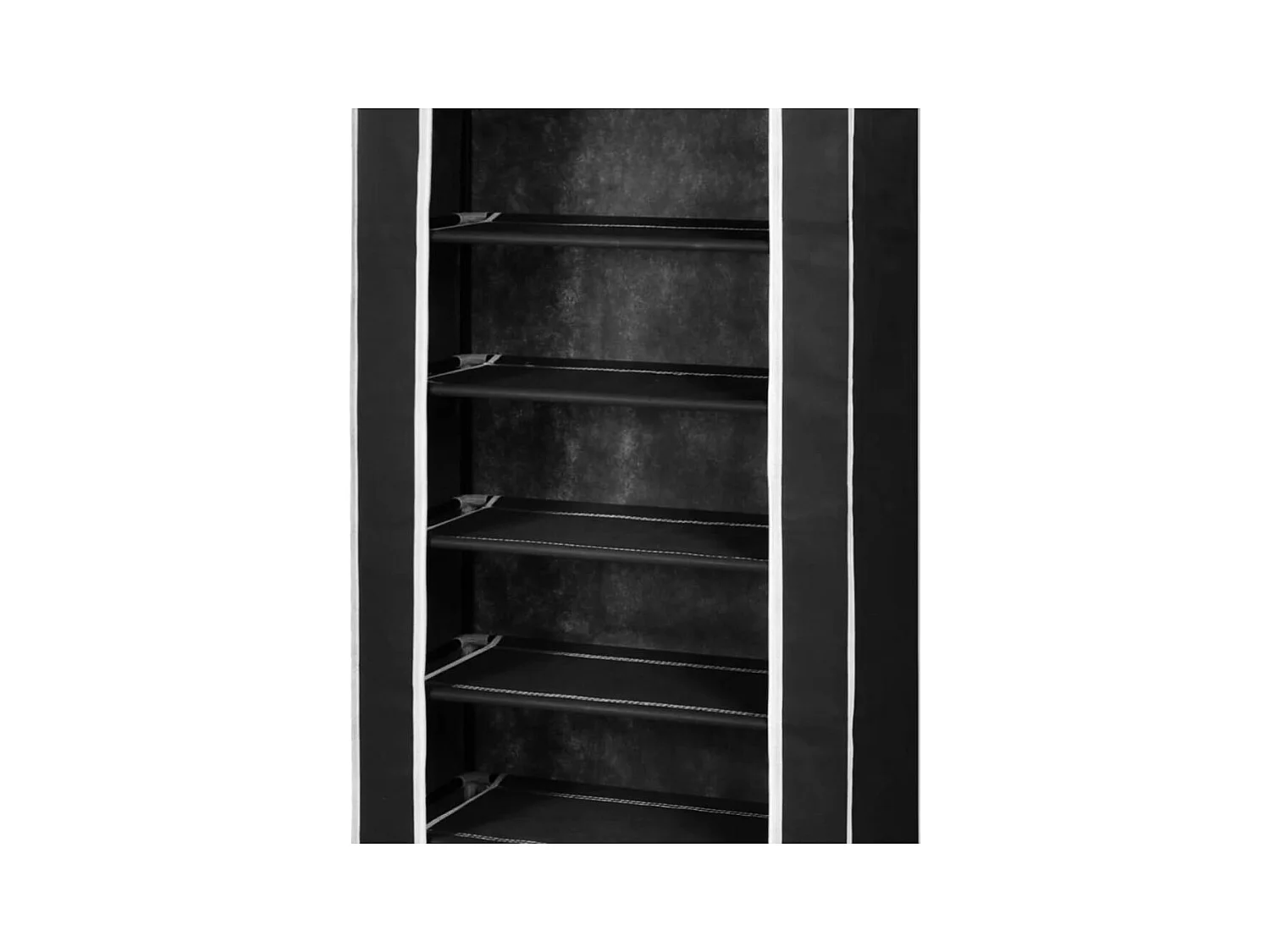 Scaffale porta scarpe 162 x 57 x 29 cm Nero