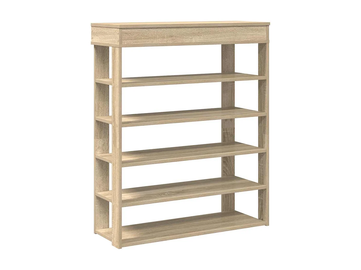 Zapatero de roble Sonoma 80x30x98 cm madera de ingeniería