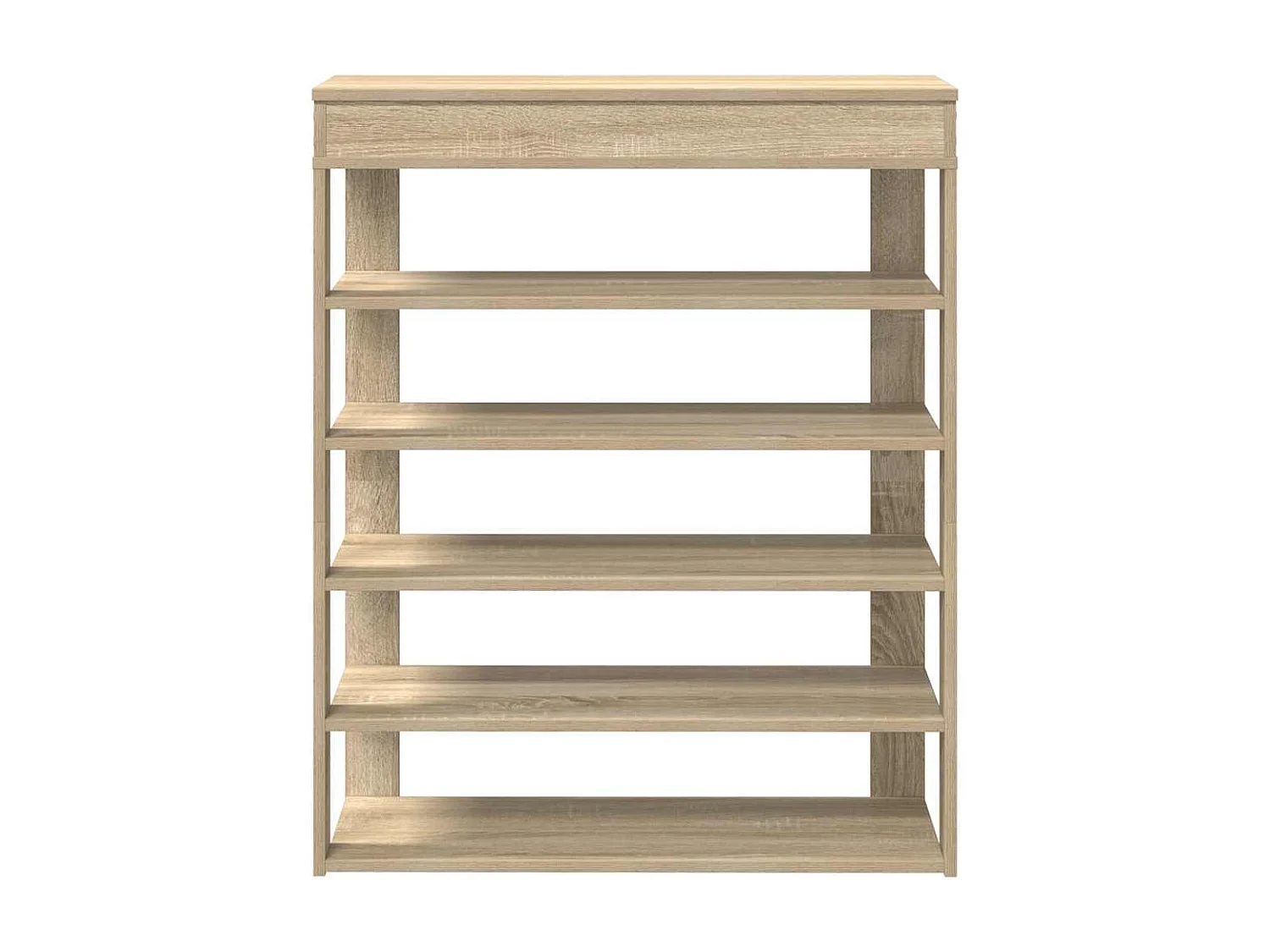 Zapatero de roble Sonoma 80x30x98 cm madera de ingeniería