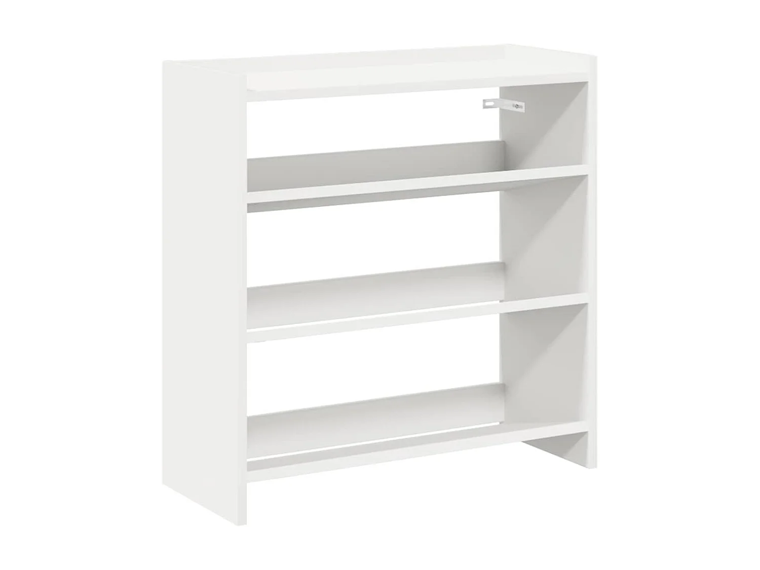 Étagère à chaussures blanc 60x25x62 cm bois d'ingénierie