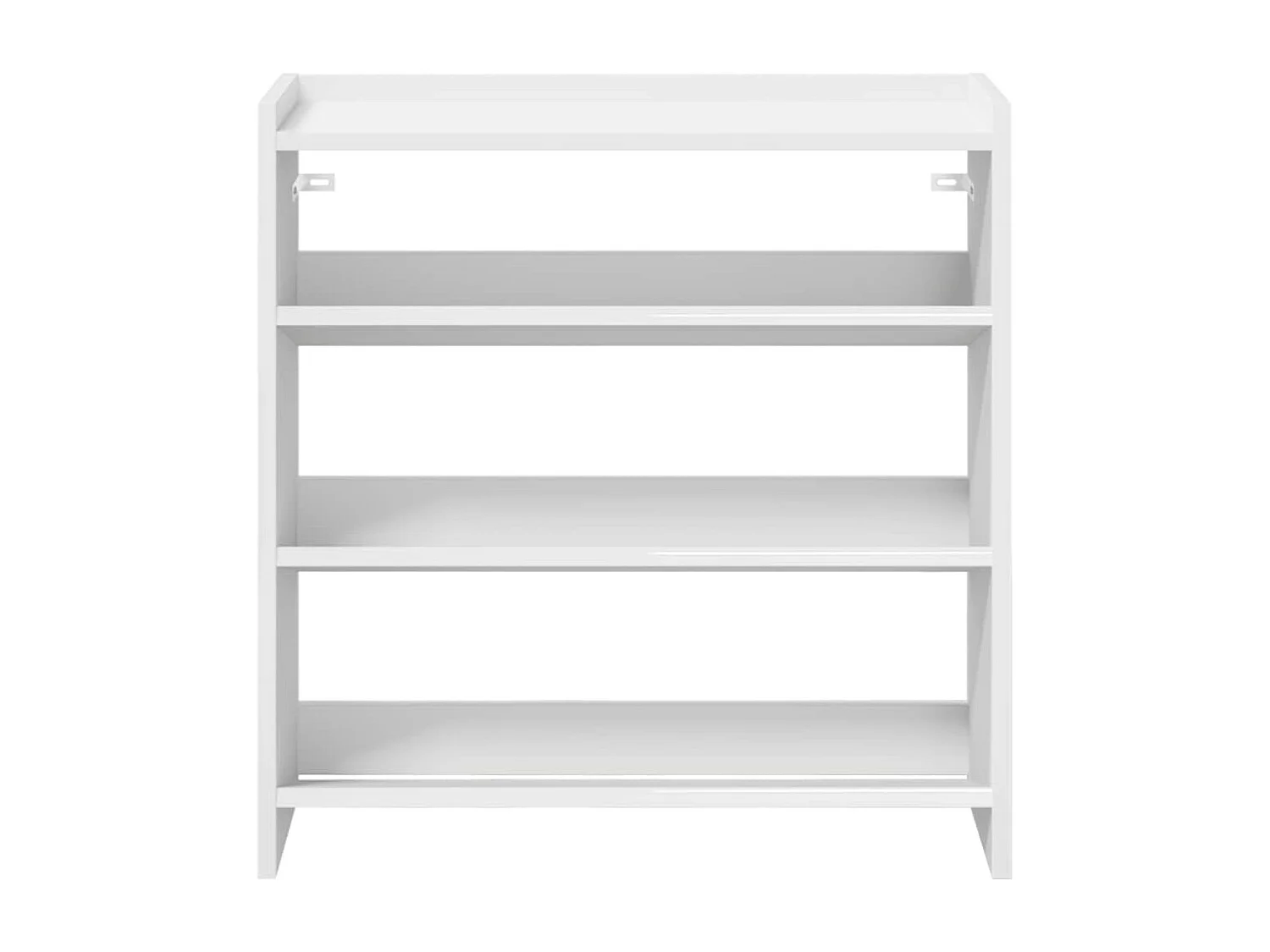 Étagère à chaussures blanc 60x25x62 cm bois d'ingénierie