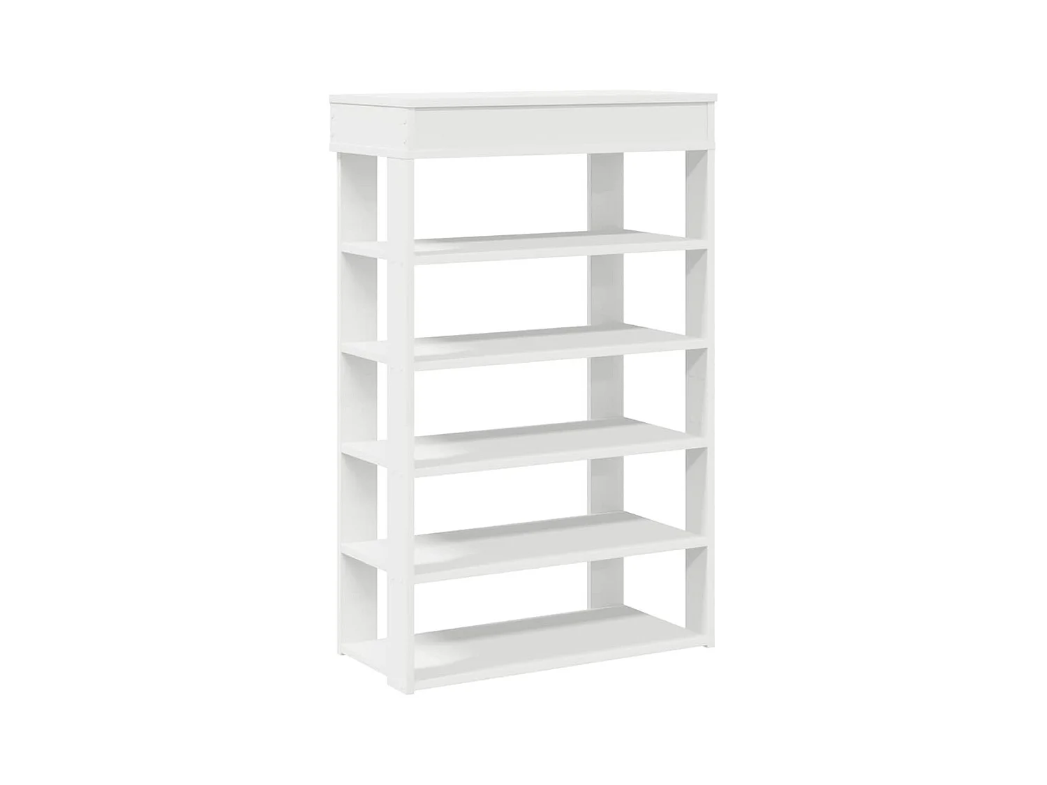 Étagère à chaussures blanc 60x30x98 cm bois d'ingénierie