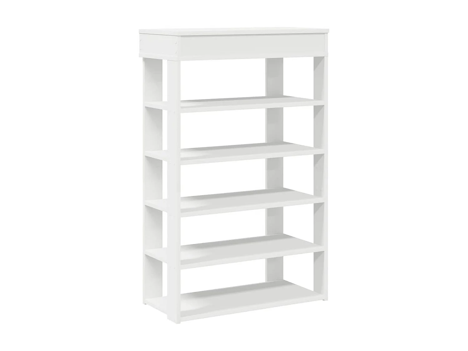 Étagère à chaussures blanc 60x30x98 cm bois d'ingénierie