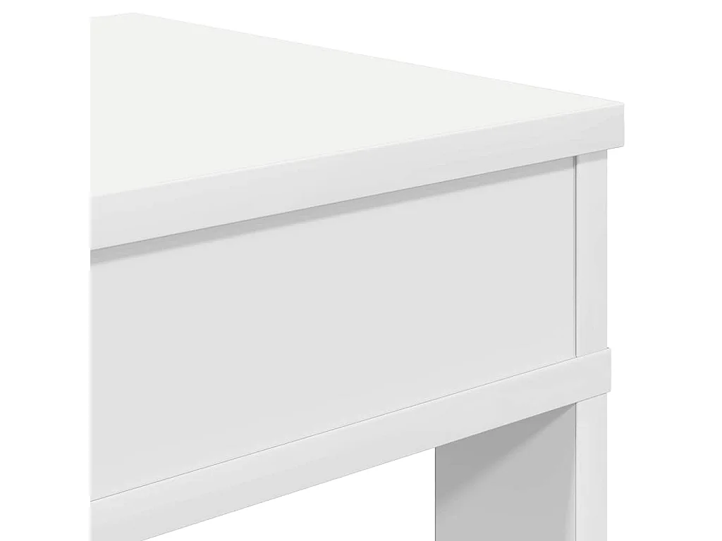 Étagère à chaussures blanc 60x30x98 cm bois d'ingénierie