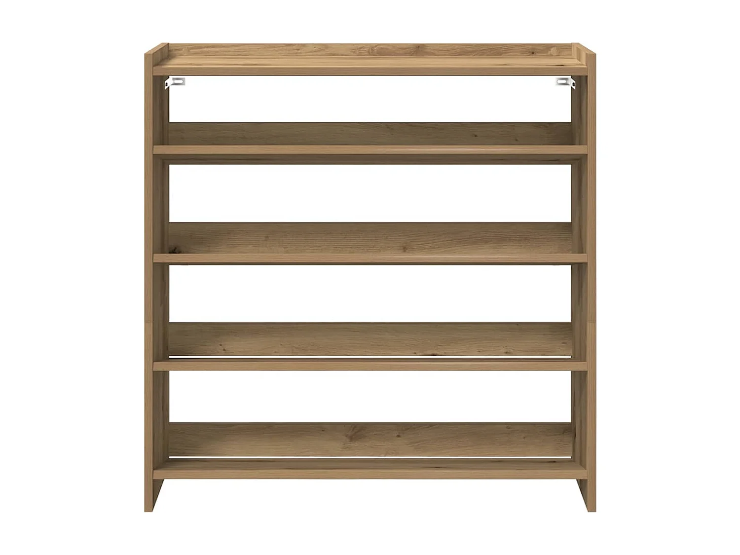 Étagère à chaussures chêne artisanal bois d'ingénierie