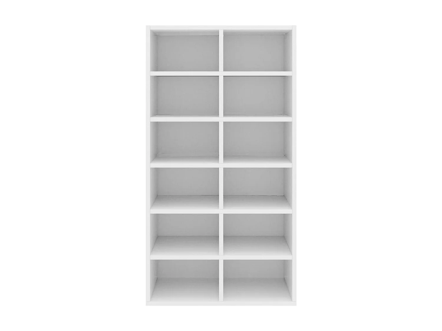 Zapatero blanco 54x34x100,5 cm Madera de ingeniería