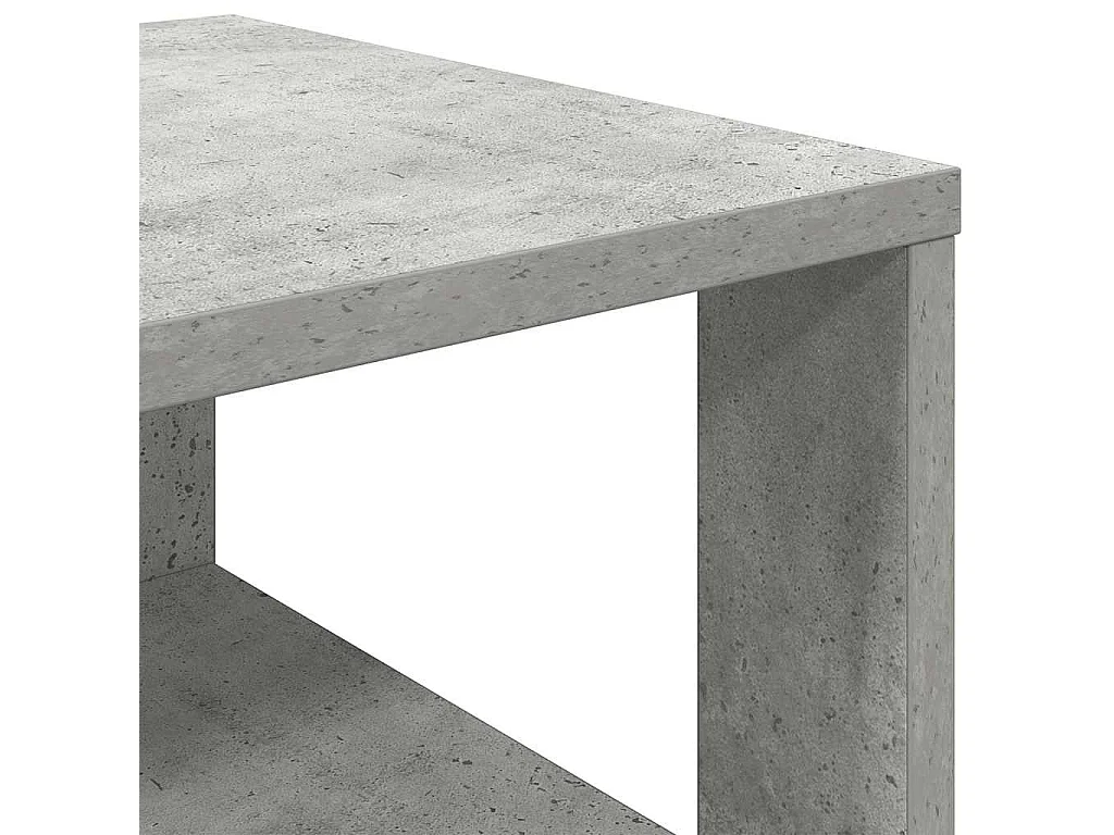 Étagère à chaussures gris béton 61x32x105 cm bois d'ingénierie