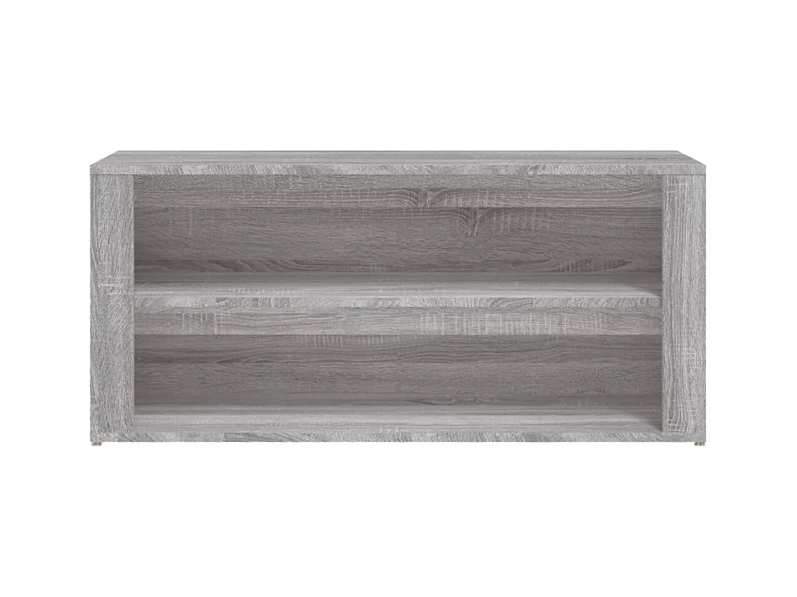 Étagère à chaussures Sonoma gris 100x35x45 cm Bois d'ingénierie