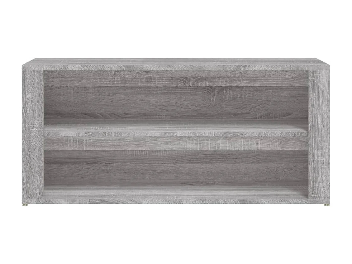 Zapatero Sonoma Gris 100x35x45 cm Madera de Ingeniería