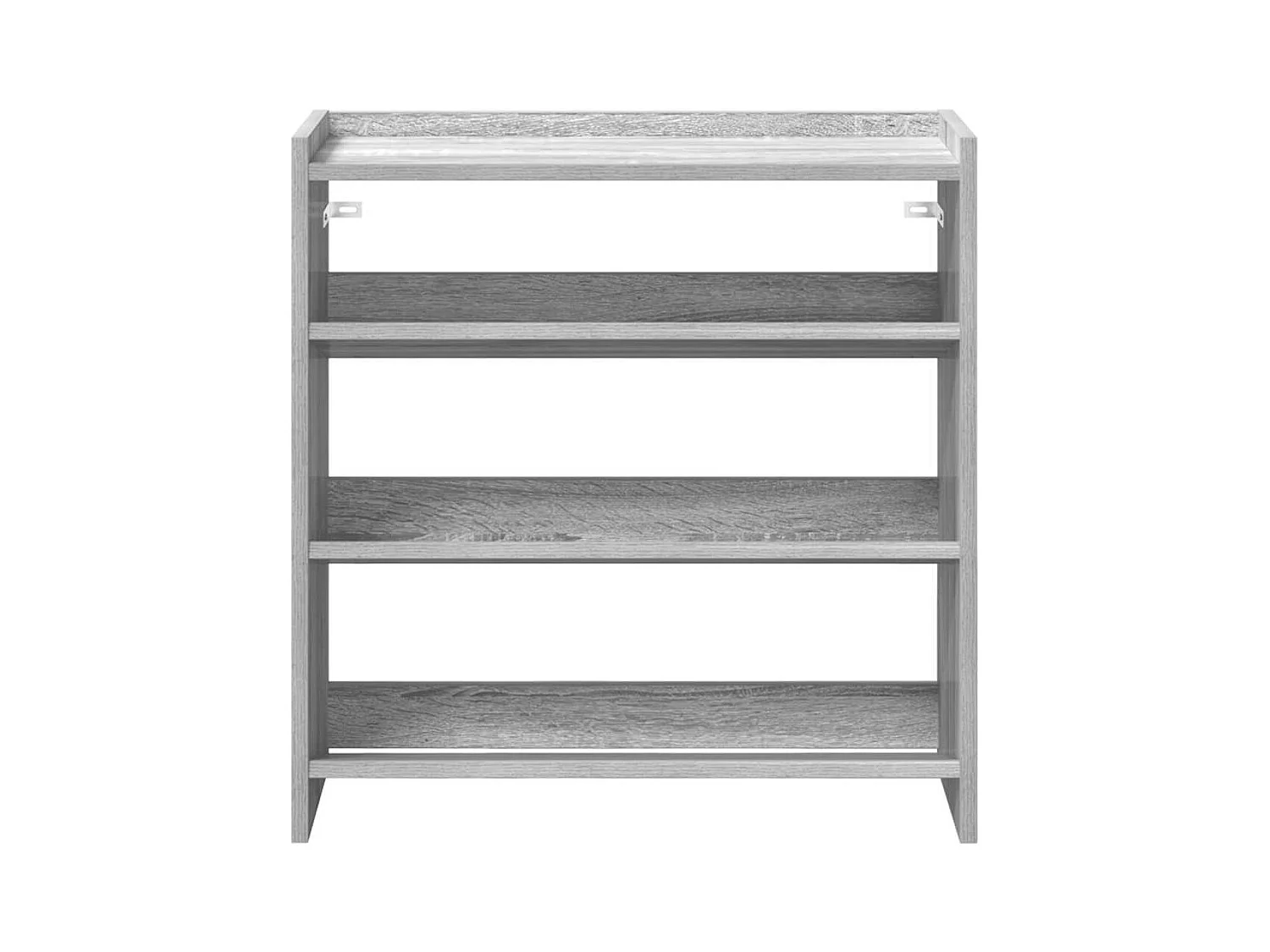 Étagère à chaussures sonoma gris 60x25x62 cm bois d'ingénierie