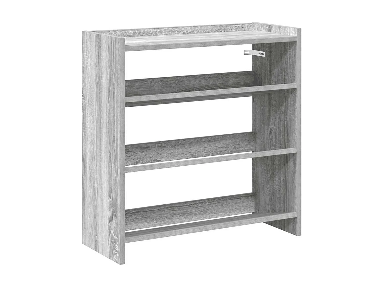 Étagère à chaussures sonoma gris 60x25x62 cm bois d'ingénierie