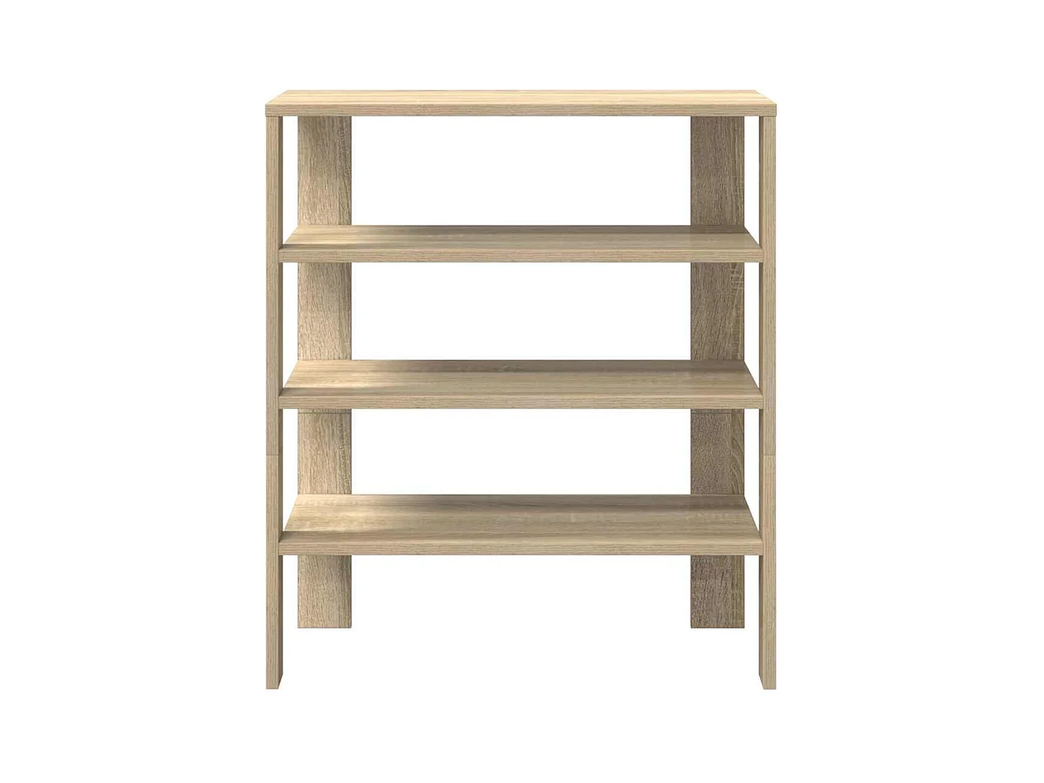 Étagère à chaussures chêne sonoma 61x32x70 cm bois d'ingénierie