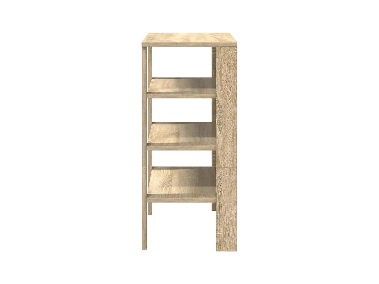 Étagère à chaussures chêne sonoma 61x32x70 cm bois d'ingénierie