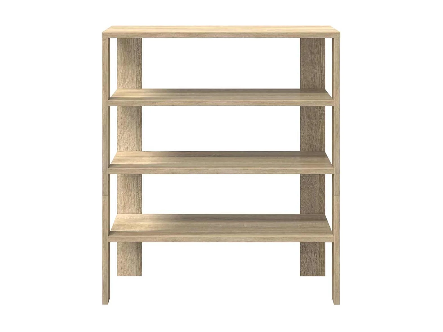 Étagère à chaussures chêne sonoma 61x32x70 cm bois d'ingénierie
