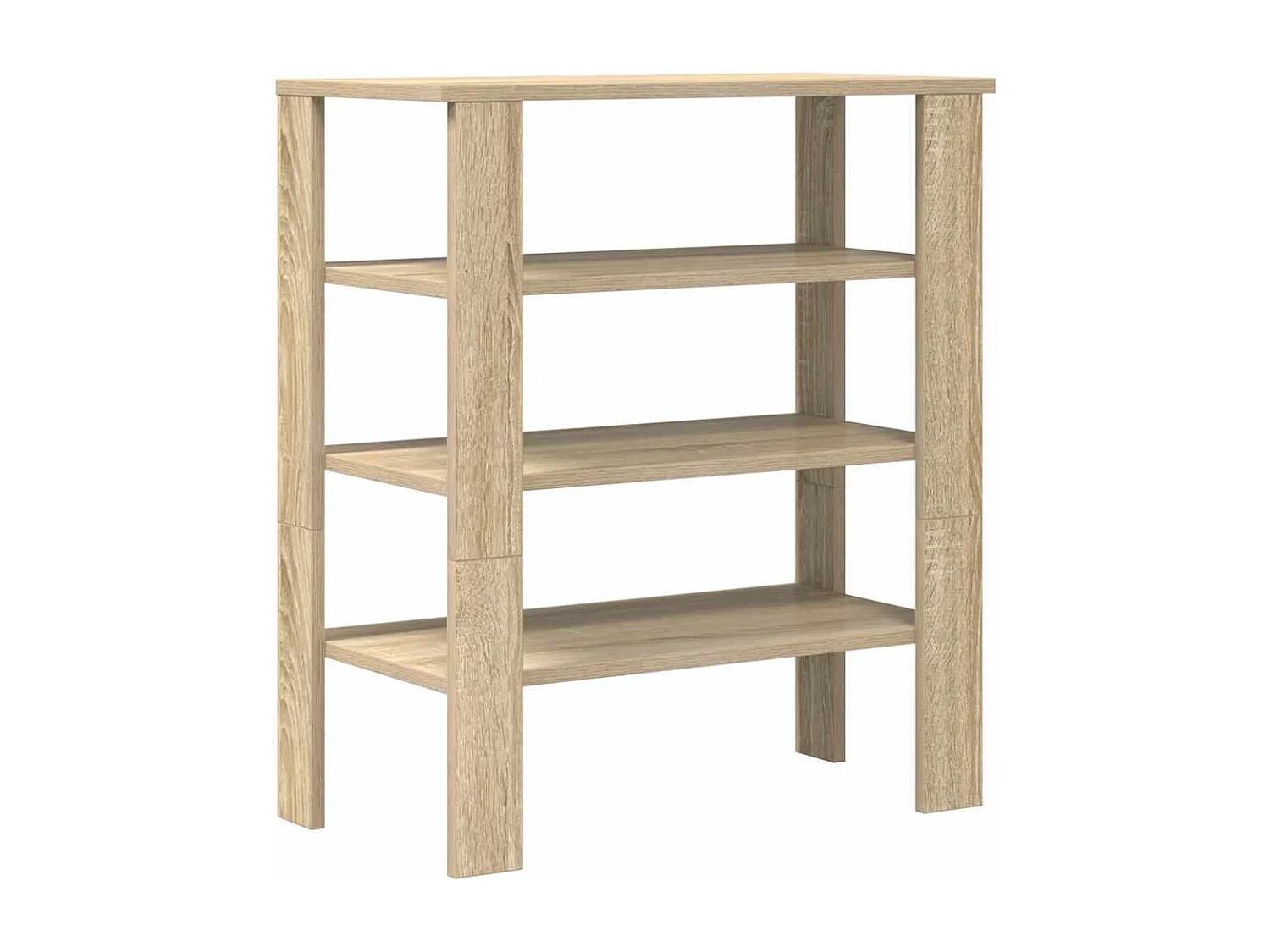 Étagère à chaussures chêne sonoma 61x32x70 cm bois d'ingénierie