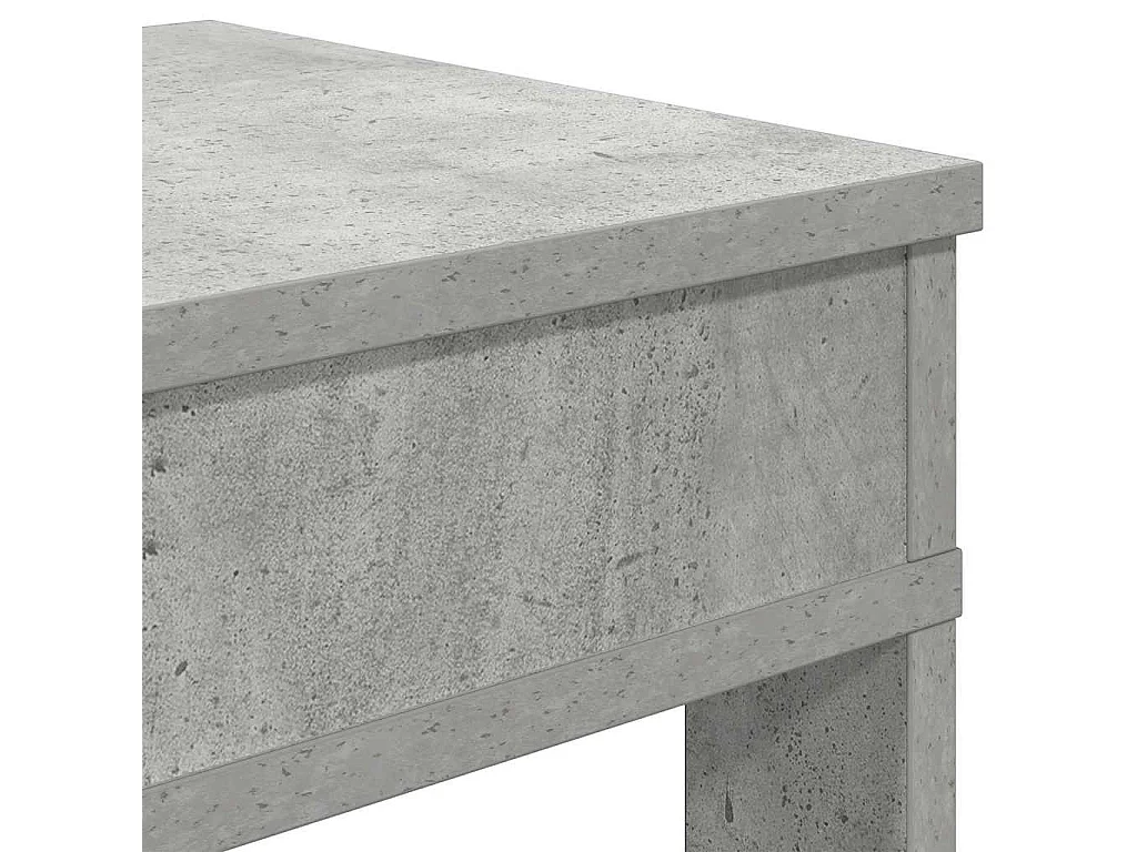 Étagère à chaussures gris béton 80x30x98 cm bois d'ingénierie