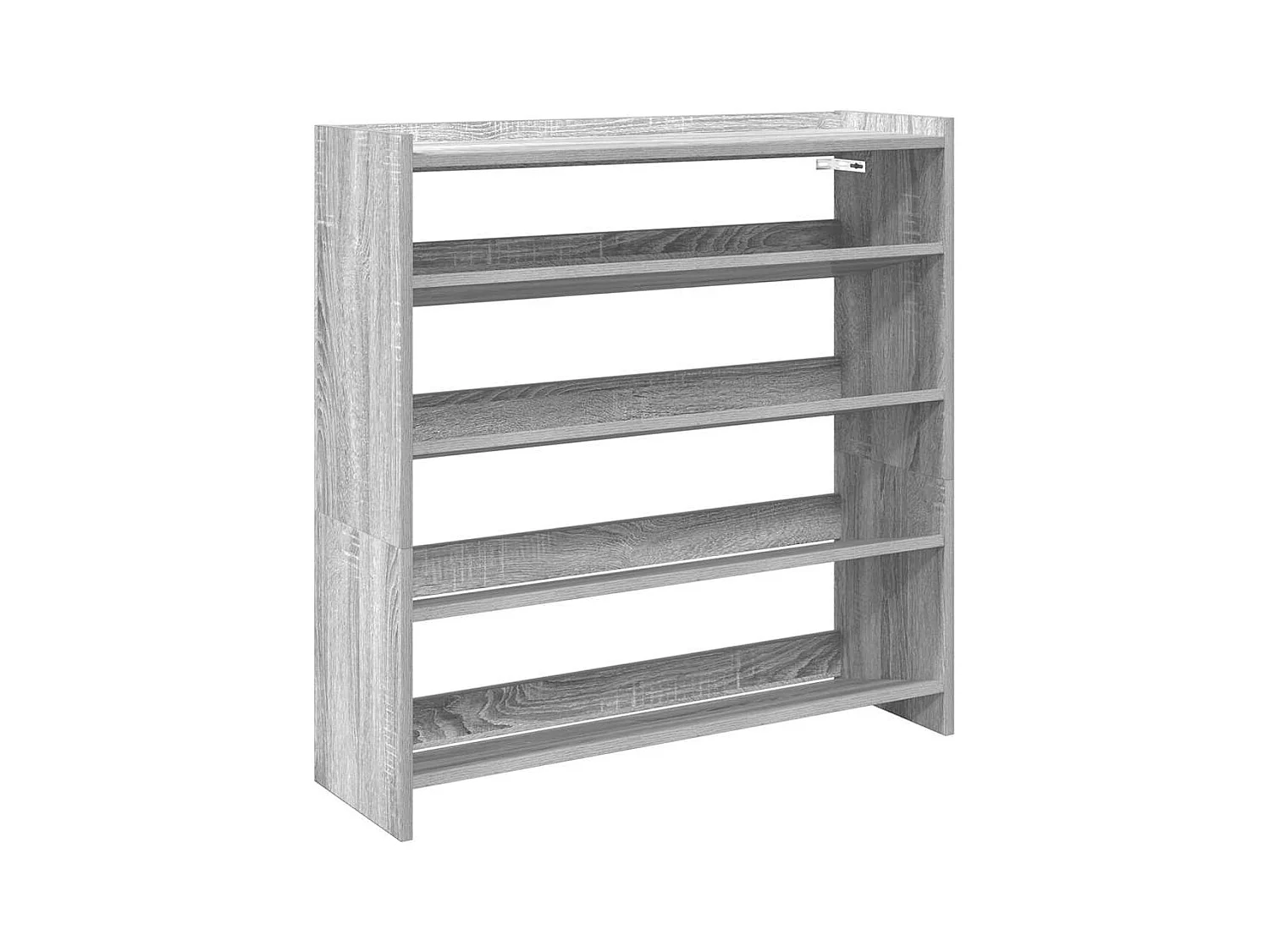 Étagère à chaussures sonoma gris 80x25x81 cm bois d'ingénierie