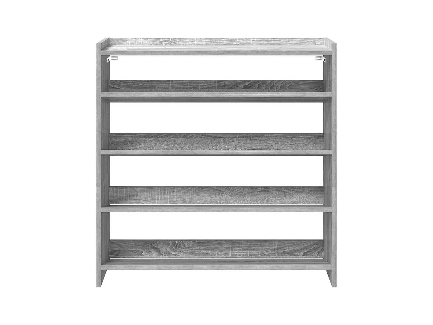 Étagère à chaussures sonoma gris 80x25x81 cm bois d'ingénierie