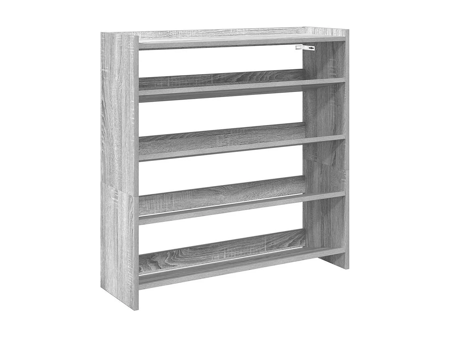 Étagère à chaussures sonoma gris 80x25x81 cm bois d'ingénierie