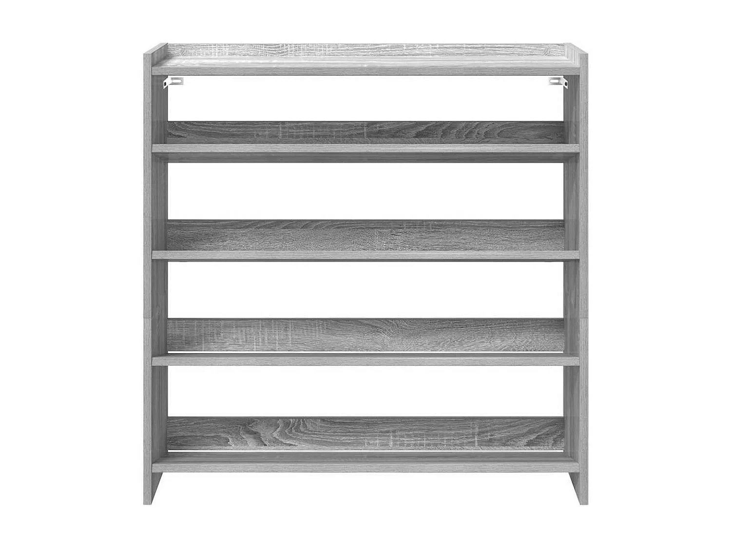 Étagère à chaussures sonoma gris 80x25x81 cm bois d'ingénierie
