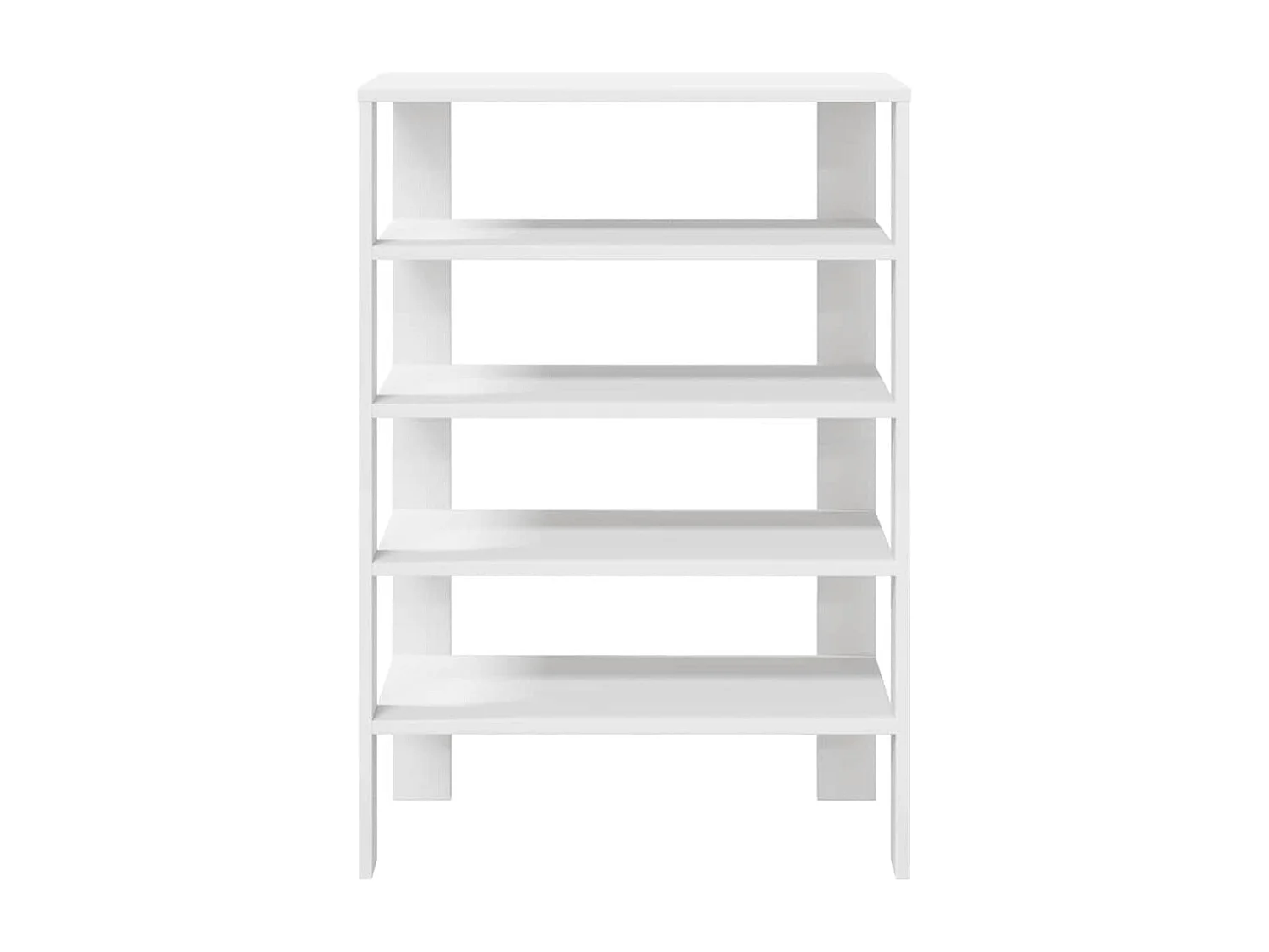 Étagère à chaussures blanc 61x32x87,5 cm bois d'ingénierie