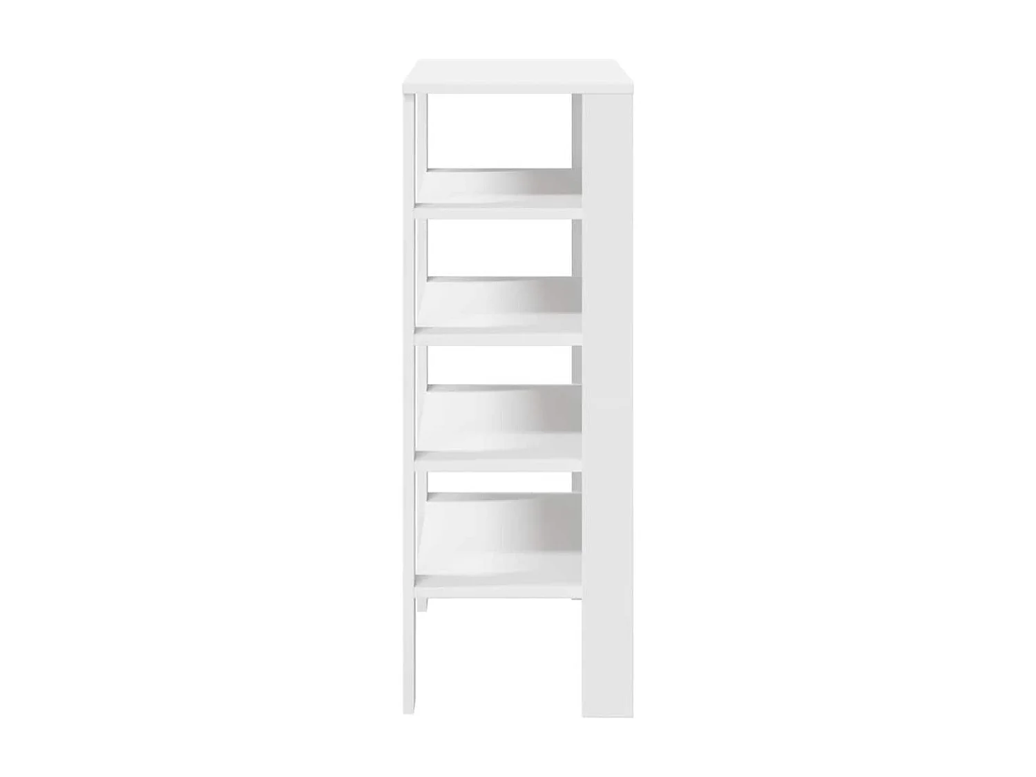 Étagère à chaussures blanc 61x32x87,5 cm bois d'ingénierie