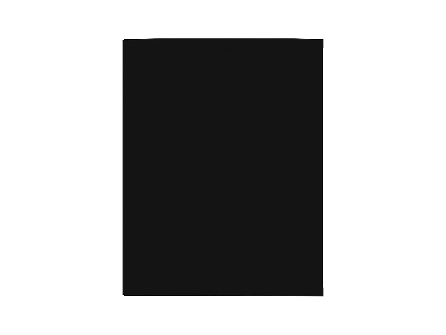 Scarpiera nera 75x35x45 cm Legno ingegnerizzato