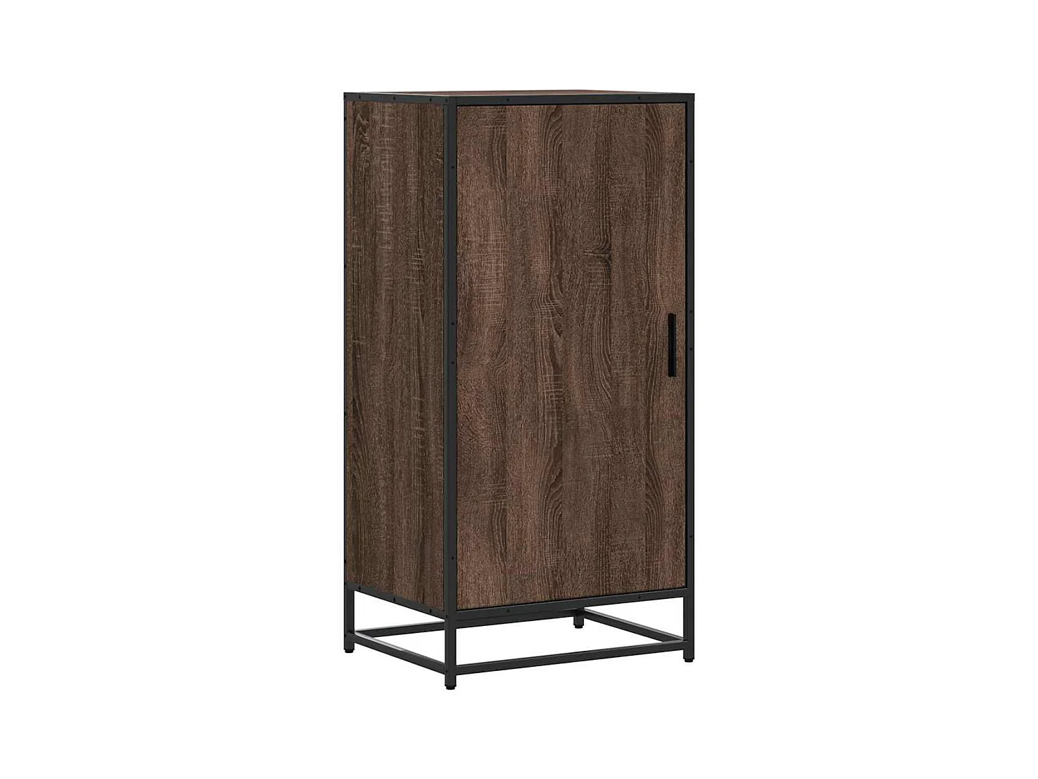 Étagère à chaussures chêne marron 48x38x97,5 cm bois ingénierie