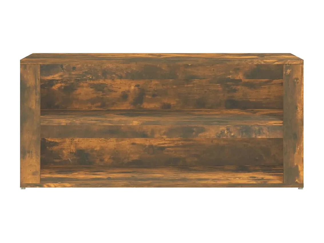 Zapatero de roble ahumado 100x35x45 cm Madera de ingeniería