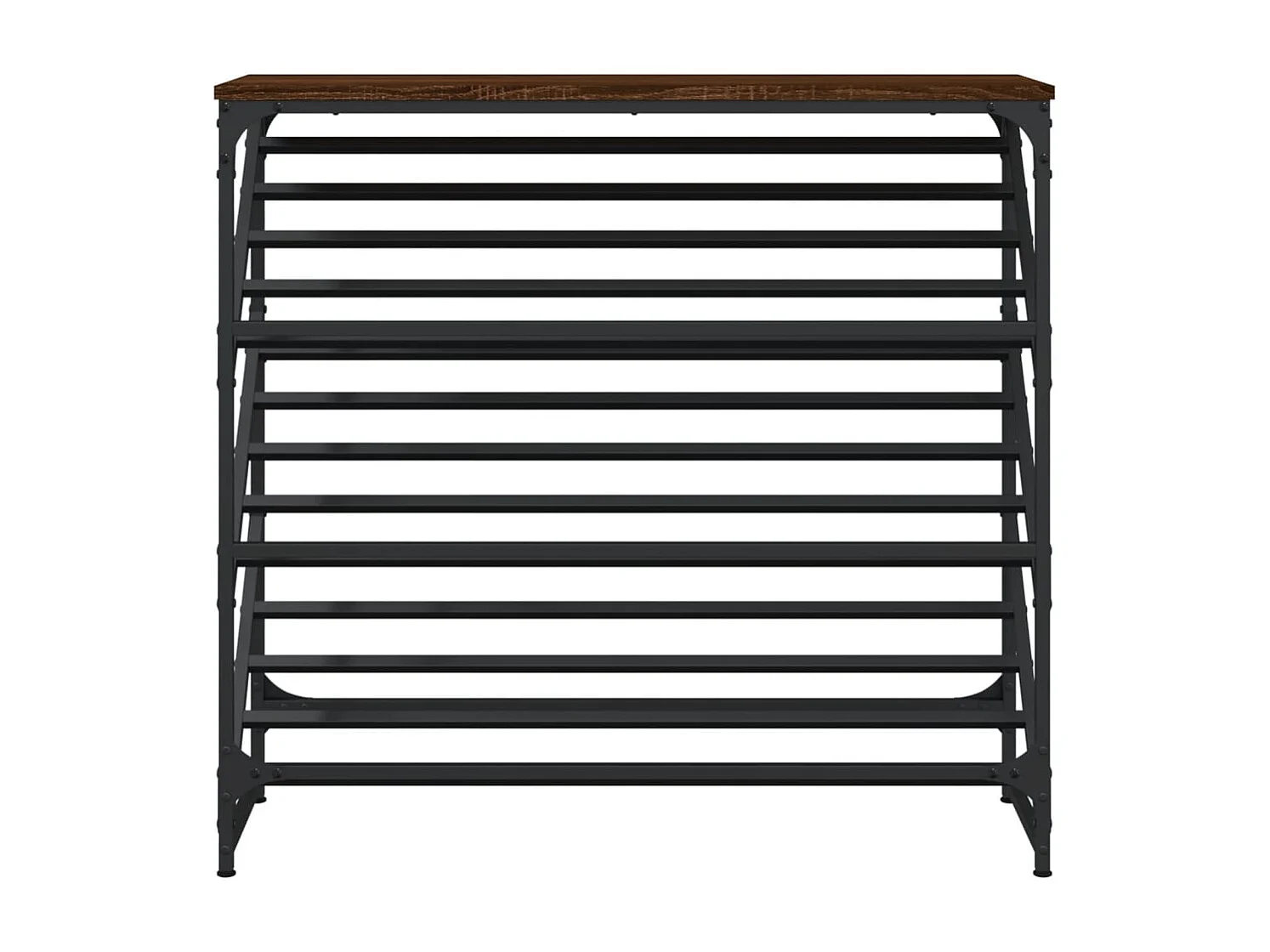 Zapatero roble marrón 90x30x85 cm madera de ingeniería